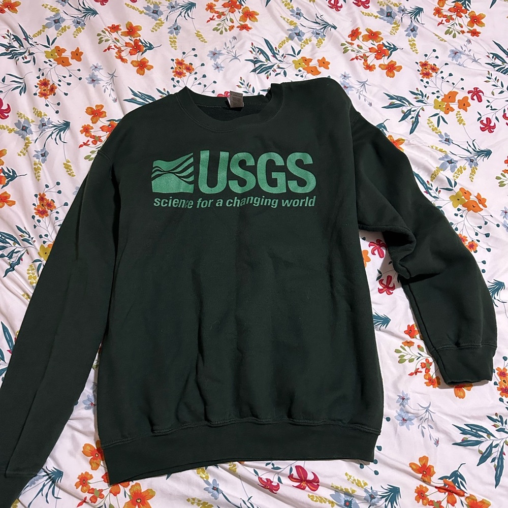 Green USGS Crewneck